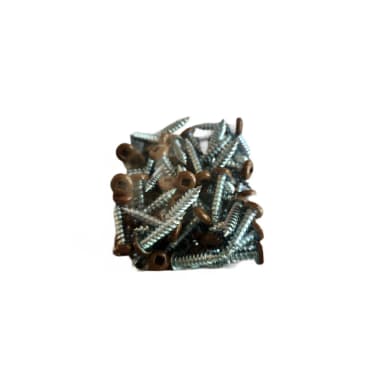 Brown soffit screws